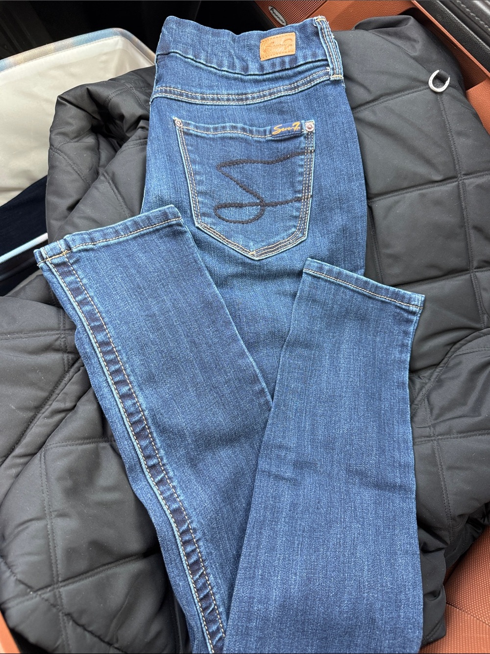 Seven7 Jeans Women’s Skinny Jeans - Blue Denim
